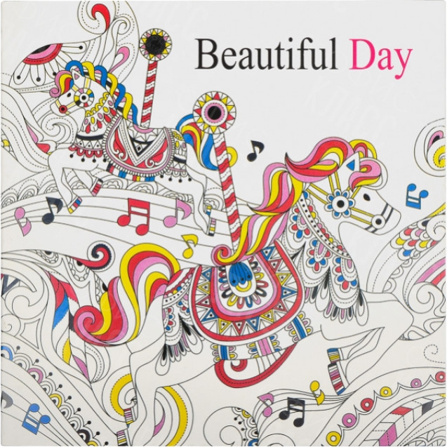 РАСКРАСКА В4 «АНТИСТРЕСС»  12 ЛИСТОВ GDM-020