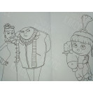 РАСКРАСКА ПОЛИГРАФИСТ (БЕНДЕРЫ) А5 6 ЛИСТОВ "ГАДКИЙ Я"