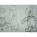 РАСКРАСКА ПОЛИГРАФИСТ (БЕНДЕРЫ) А5 6 ЛИСТОВ "ГУБКА БОБ"