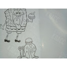 РАСКРАСКА ПОЛИГРАФИСТ (БЕНДЕРЫ) А5 6 ЛИСТОВ "ГУБКА БОБ"