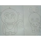 РАСКРАСКА ПОЛИГРАФИСТ (БЕНДЕРЫ) А5 6 ЛИСТОВ "ЗООПАРК"