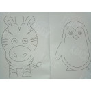 РАСКРАСКА ПОЛИГРАФИСТ (БЕНДЕРЫ) А5 6 ЛИСТОВ "ЗООПАРК"