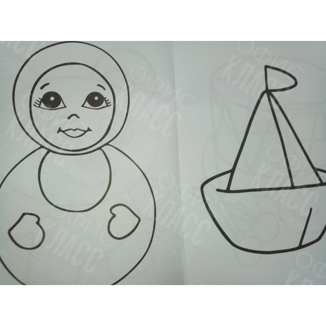 РАСКРАСКА ПОЛИГРАФИСТ (БЕНДЕРЫ) А5 6 ЛИСТОВ "ИГРУШКИ"