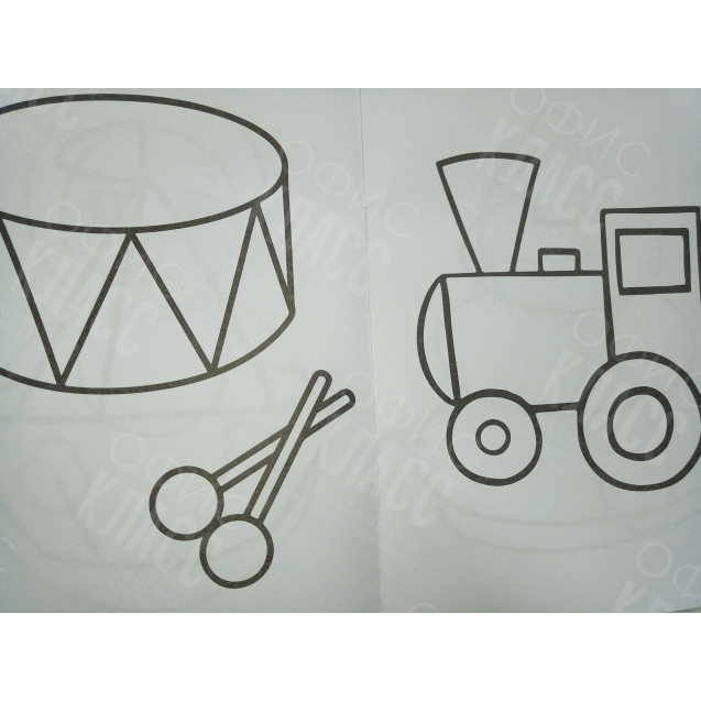 РАСКРАСКА ПОЛИГРАФИСТ (БЕНДЕРЫ) А5 6 ЛИСТОВ "ИГРУШКИ"