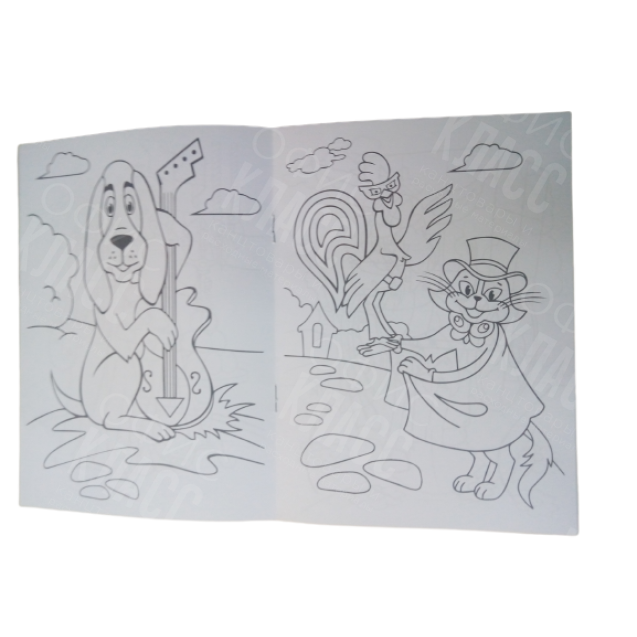 РАСКРАСКА ПОЛИГРАФИСТ (БЕНДЕРЫ) А5 8 ЛИСТОВ БРЕМЕНСКИЕ МУЗЫКАНТЫ