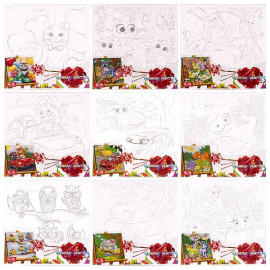 РОСПИСЬ НА ХОЛСТЕ "CANVAS PAINTING" 31СМ*31СМ PX-07-01-10 ДТ-ОО-09363