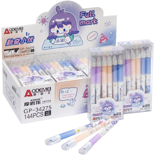 РУЧКА "ПИШЕТ-СТИРАЕТ" 34275 СИНЯЯ