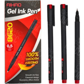 РУЧКА ГЕЛЕВАЯ "AIHAO" 8620 КРАСНАЯ