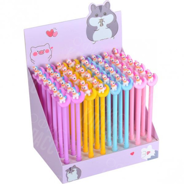 РУЧКА ГЕЛЕВАЯ 6048 «МЕСЯЦ-ЕДИНОРОГ»  СИНЯЯ