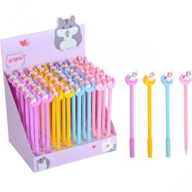 РУЧКА ГЕЛЕВАЯ 6048 «МЕСЯЦ-ЕДИНОРОГ»  СИНЯЯ