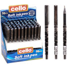 РУЧКА МАСЛЯНАЯ "SOFT INK" CELLO CL281-50 ЧЕРНАЯ