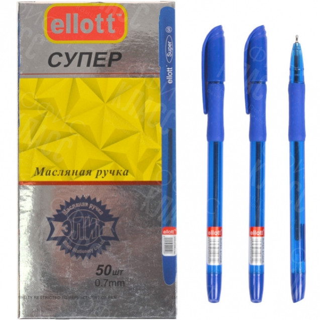 РУЧКА МАСЛЯНАЯ ELLOT 2208 СИНЯЯ