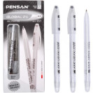 РУЧКА ШАРИКОВАЯ "GLOBAL" 2221 ЧЕРНАЯ