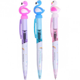 РУЧКА ШАРИКОВАЯ АВТОМАТИЧЕСКАЯ «ФЛАМИНГО»  1118-В СВЕТИТСЯ