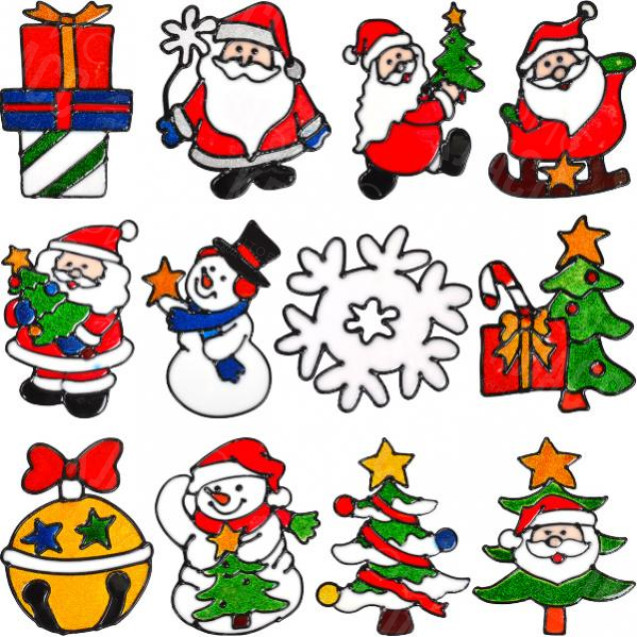 СИЛИКОНОВАЯ НАКЛЕЙКА НА СТЕКЛО 15×10  СМ 13–61