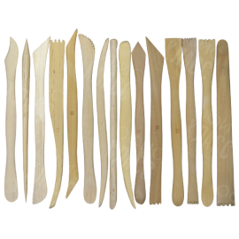 СТЕК ДЕРЕВЯННЫЙ 15СМ В АССОРТИМЕНТЕ (38 ВИДОВ)