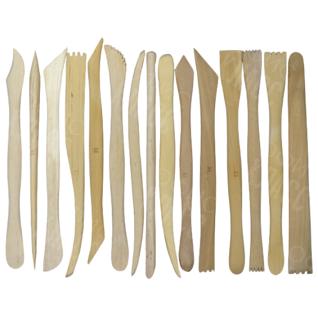 СТЕК ДЕРЕВЯННЫЙ 15СМ В АССОРТИМЕНТЕ (38 ВИДОВ)