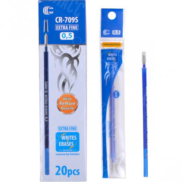 СТЕРЖЕНЬ ПИШЕТ-СТИРАЕТ "ГЕЛЕВЫЙ" СИНИЙ