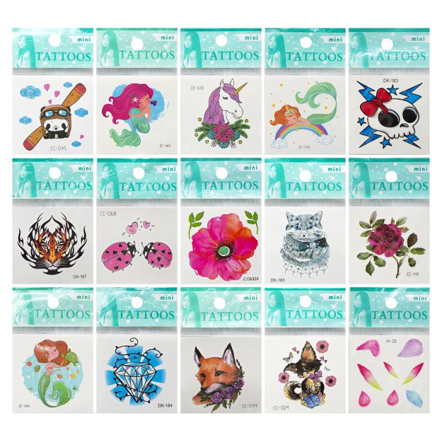 ТАТУИРОВКИ "TATTOO" ЦВЕТНЫЕ 0606