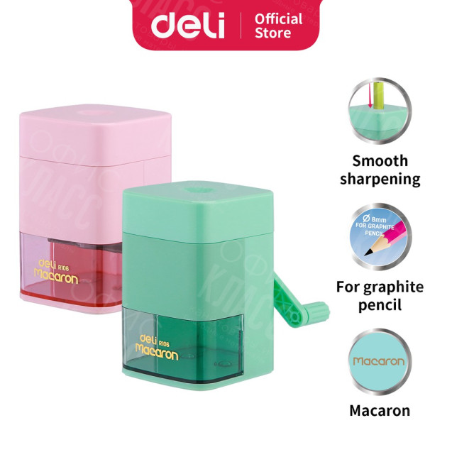 ТОЧИЛКА МЕХАНИЧЕСКАЯ MACARON R10604 DELI