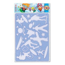 ТРАФАРЕТ "СКЕЙТБОРД", KOH-I-NOOR 325Х202Х2 ММ