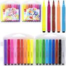 ФЛОМАСТЕР 18 ЦВЕТОВ 204-18 "WATER COLOR PEN" В ПЛАСТИКОМОМ БОКСЕ