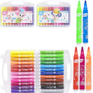 ФЛОМАСТЕР 24 ЦВЕТА 229-24 "WATER COLOR PEN" В ПЛАСТИКОВОМ БОКСЕ