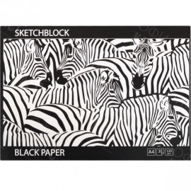АЛЬБОМ ДЛЯ АКВАРЕЛИ ЧЕРНЫЕ ЛИСТЫ А4 «KRAFT»  30 ЛИСТОВ, 120  Г/М² КЛЕЕНЫЙ АЛЬБОМ ДЛЯ АКВАРЕЛИ ЧЕРНЫЕ ЛИСТЫ А4 «KRAFT»  30 ЛИСТОВ, 120  Г/М² КЛЕЕНЫЙ