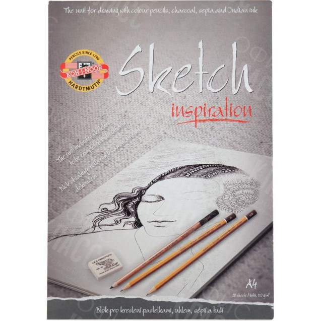 АЛЬБОМ ДЛЯ СКЕТЧЕЙ KOH-I-NOOR А4 110 Г/М² 20 Л (992016)