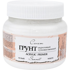 ГРУНТ АКРИЛОВЫЙ БЕЛЫЙ 500МЛ СОНЕТ 2124915 ГРУНТ АКРИЛОВЫЙ БЕЛЫЙ 500МЛ СОНЕТ 2124915