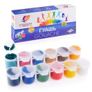 ГУАШЬ 12 ЦВЕТОВ 20МЛ КЛАССИКА (БЛОК-ТАРА) 21С 1376-08 ЛУЧ