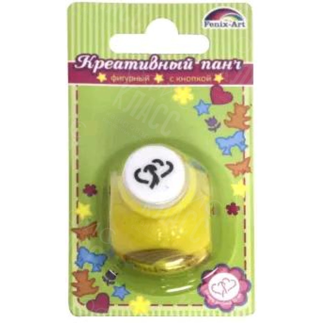 ДЫРОКОЛ ФИГУРНЫЙ ДИАМ-10ММ 33*26*32ММ 4