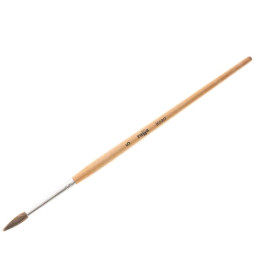 КИСТЬ КОЗА №5 КРУГЛАЯ ГАММА КИСТЬ КОЗА №5 КРУГЛАЯ ГАММА