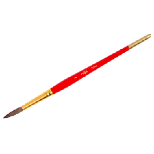 КИСТЬ ПОНИ №7 КРУГЛАЯ ГАММА