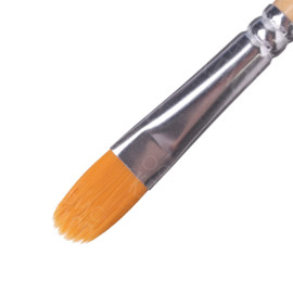 КИСТЬ СИНТЕТИКА №10 ОВАЛЬНАЯ  КОРОТКАЯ РУЧКА 11ММ 240131/10 СОНЕТ