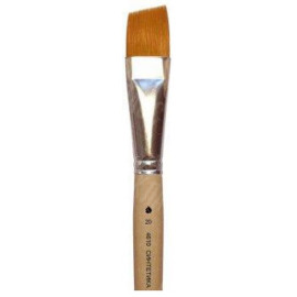 КИСТЬ СИНТЕТИКА №20 ПЛОСКАЯ ОТВОДНАЯ 4610720 КИРОВ