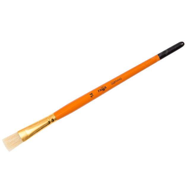 КИСТЬ ЩЕТИНА №14 ПЛОСКАЯ ГАММА