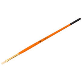 КИСТЬ ЩЕТИНА №4 ПЛОСКАЯ ГАММА