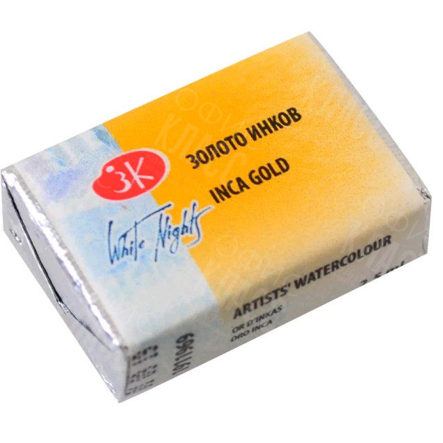 КРАСКА АКВАРЕЛЬНАЯ ЗОЛОТО ИНКОВ МЕТАЛЛИК (КЮВЕТА) 6311969/1911969