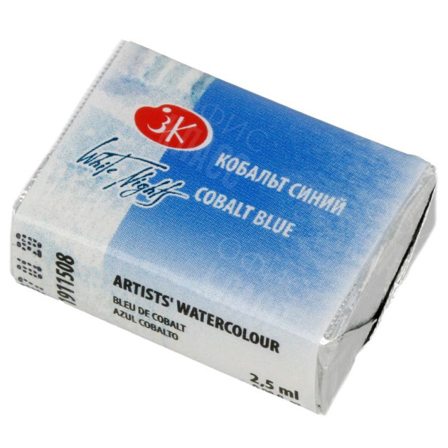 КРАСКА АКВАРЕЛЬНАЯ КОБАЛЬТ СИНИЙ (КЮВЕТА) 1911508