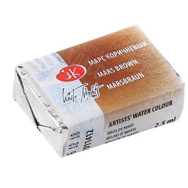 КРАСКА АКВАРЕЛЬНАЯ МАРС КОРИЧНЕВЫЙ (КЮВЕТА) 1911412