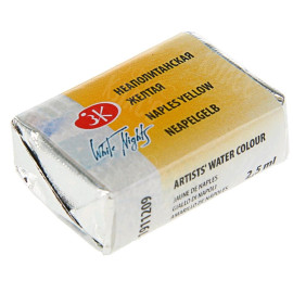 КРАСКА АКВАРЕЛЬНАЯ НЕАПОЛИТАНСКАЯ ЖЕЛТАЯ(КЮВЕТА) 1911209