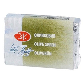 КРАСКА АКВАРЕЛЬНАЯ ОЛИВКОВАЯ (КЮВЕТА) 1911727