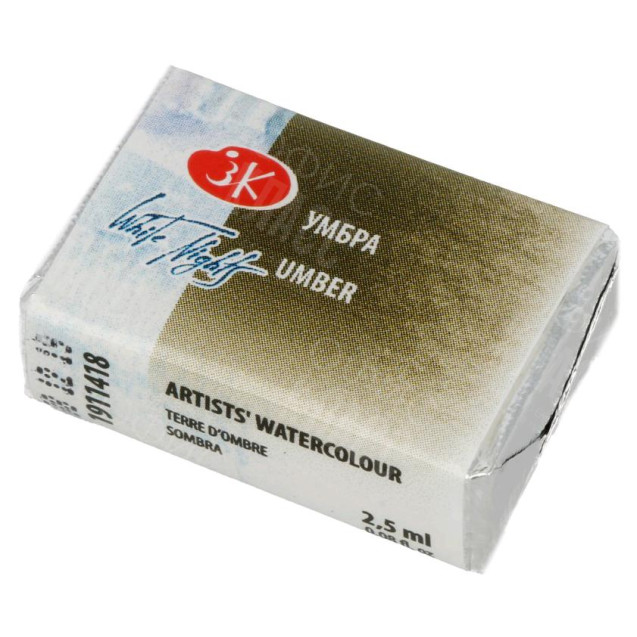 КРАСКА АКВАРЕЛЬНАЯ УМБРА (КЮВЕТА) 1911418