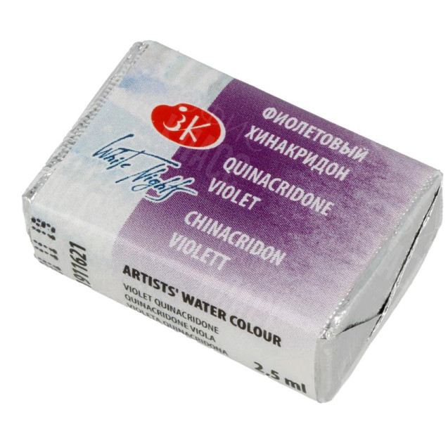 КРАСКА АКВАРЕЛЬНАЯ ФИОЛЕТОВЫЙ ХИНАКРИДОН (КЮВЕТА) 1911621