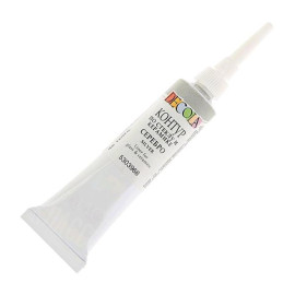 КРАСКА АКРИЛОВАЯ КОНТУР ПО СТЕКЛУ И КЕРАМИКЕ СЕРЕБРО 18МЛ DECOLA  5303966