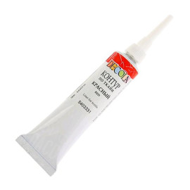 КРАСКА АКРИЛОВАЯ КОНТУР ТКАНЬ КРАСНЫЙ 18МЛ DECOLA 5403331