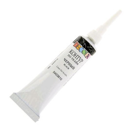 КРАСКА АКРИЛОВАЯ КОНТУР ТКАНЬ ЧЕРНЫЙ 18МЛ DECOLA 5403810