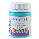 КРАСКА АКРИЛОВАЯ МАТОВАЯ МЯТНАЯ 50МЛ DECOLA 14328735