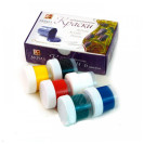 КРАСКИ  6 ЦВЕТОВ АКРИЛОВЫЕ ХУДОЖЕСТВЕННЫЕ 15МЛ НАБОР 22С 1408-08 ЛУЧ